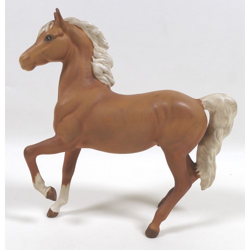 87 - A group of damaged Beswick horses, comprising 'Swish Tail Horse', First Version, model 1182, palomin... 