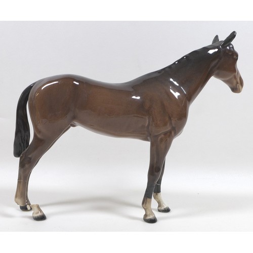 87 - A group of damaged Beswick horses, comprising 'Swish Tail Horse', First Version, model 1182, palomin... 