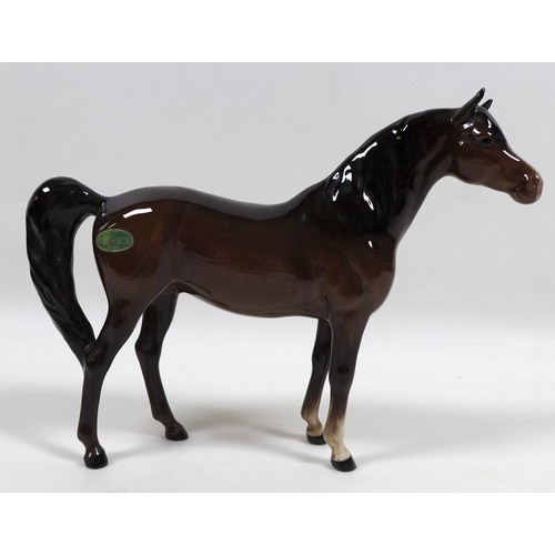 89 - A group of three Beswick horses, including 'Exmoor Pony 