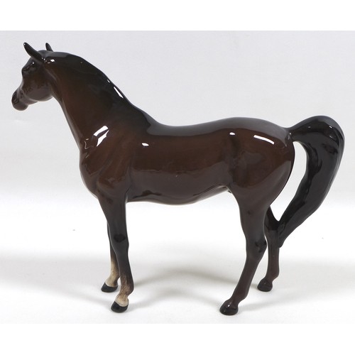 89 - A group of three Beswick horses, including 'Exmoor Pony 