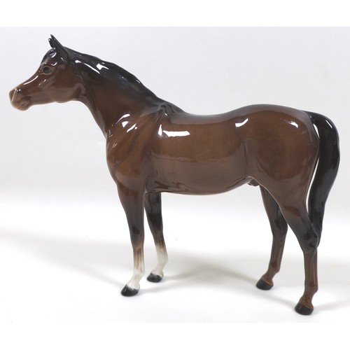 92 - Two Beswick horses, modelled as 'Arab 