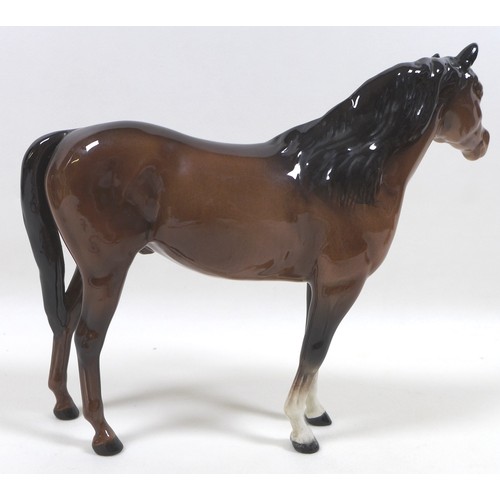 92 - Two Beswick horses, modelled as 'Arab 