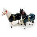 A pair of Beswick ponies modelled as 'Champion Welsh Mountain Pony', 'Connoisseur' series, model A24... 