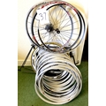 A group of miscellaneous loose/unfitted wheel rims, including Fulcrum Racing 5 Evolution, and Kineti... 