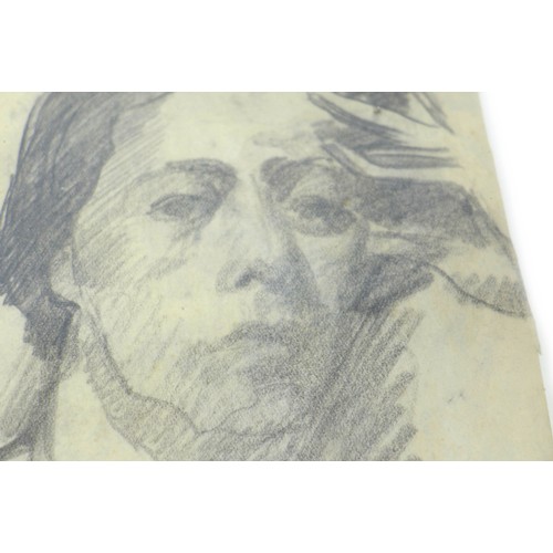 1 - Ronald Ossory Dunlop (Irish, 1894–1973): pencil sketch portrait of Jean Shepeard, signed later in bl... 