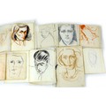 Jean Shepeard (British, 1904-1989): eight sketch books, containing over one hundred sketches most si... 