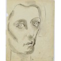 Jean Shepeard (British, 1904-1989): six charcoal drawings, including a half turned lady's face, char... 
