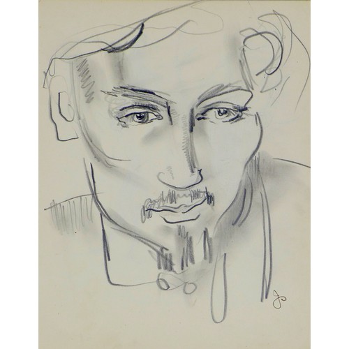 35 - Jean Shepeard (British, 1904-1989): a collection of over forty portrait charcoal, pencil and ink ske... 