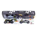 Two limited edition Minichamps 1/12 scale motorbikes, comprising, a Carl Crutchlow Tech 3 Yamaha YZR... 