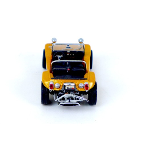 73 - A Franklin Mint die-cast 1/24 scale Meyers Manx Dune Buggy, in yellow with fibreglass body, and orig... 