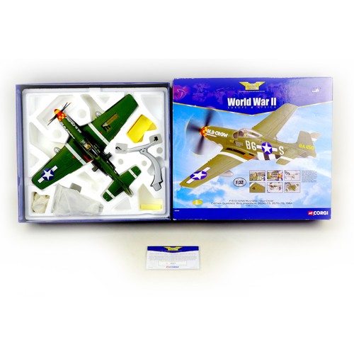 78 - A limited edition Corgi Aviation Archive 1:32 Scale model P-51 D-10-NA Mustang, model based upon  af... 