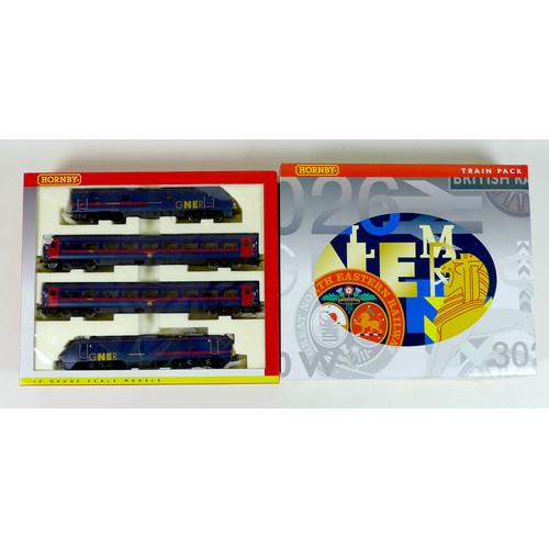 85 - A Horny OO gauge boxed train pack, model 3015, with GNER Intercity 225 'Mallard', 'David Livingstone... 