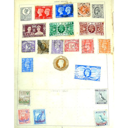 122 - A collection of international stamps and FDCs, including some Lundy puffin post stamps and a selecti... 