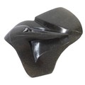 A 20th century Zimbabwean Shona style soapstone carving of a heron, signed indistinctly signed 'A. C... 