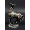 A John Pinches British Horse society equine silver sculpture 'Playing Up', limited edition, sculpted... 