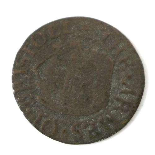 114 - A small group of five Elizabeth I and later coins, including a Elizabeth I silver sixpence, possibly... 