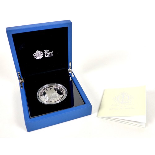 158 - An Elizabeth II five ounce silver proof £10 coin, 'The Official Queen's Diamond Jubilee UK Silver Fi... 