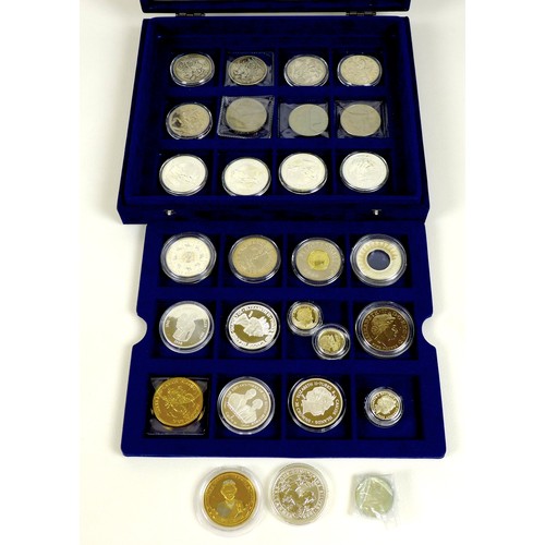 156 - A collection of UK and Commonwealth issue silver coins, including five Britannia silver £2 coins, 4 ... 