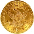 An American US Mint gold $10 coin, Coronet Head, Ten Dollars, 1901, 0.900 grade gold, 27mm, 16.8g, i... 