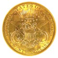 An American US Mint gold $20 coin, Liberty Head Double Eagle, Twenty Dollars, 1904, 0.900 grade gold... 