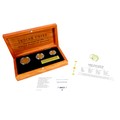 An American US Mint gold three coin set, Indian Chief Set, all 0.900 grade gold, comprising 'Eagle' ... 