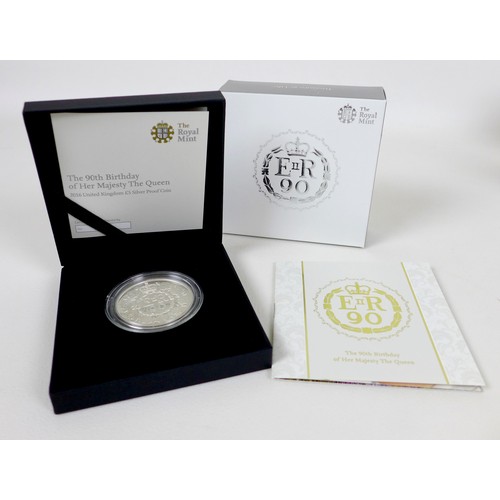 124 - Sixteen Elizabeth II Royal Mint Beatrix Potter themed silver proof 50p coins, spanning 2016-2019, in... 