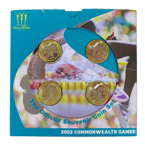 139 - A scarce Royal Mint 2002 Manchester The XVII Commonwealth Games commemorative coin set, 'The Officia... 