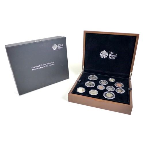 119 - An Elizabeth II Royal Mint UK proof coin set, 'The 2012 United Kingdom Premium Proof Set', eleven co... 