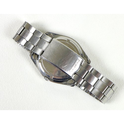 68 - A group of four gentleman's wristwatches, comprising a Seiko stainless steel wristwatch, model 6300-... 