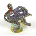 A Royal Crown Derby Prestige paperweight, modelled as a Black Swan, limited edition 250/300, from th... 