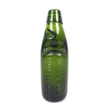 A Dawson of Norwich Codd bottle, dark green glass with marble still intact, heavily embossed 'DAWSON... 
