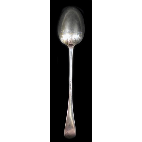 14 - A collection of Victorian and later silver, comprising a Victorian rat tail pattern serving spoon, w... 