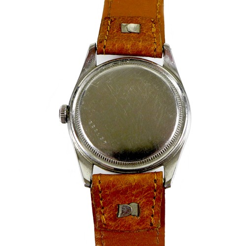 81 - A vintage Rolex Oyster stainless steel cased gentleman's wristwatch, circa 1945, ref. 4377, circular... 