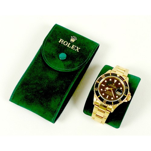 84 - A vintage 18ct gold Rolex Submariner-Date Oyster Perpetual gentleman's wristwatch, circa 1986, refer... 