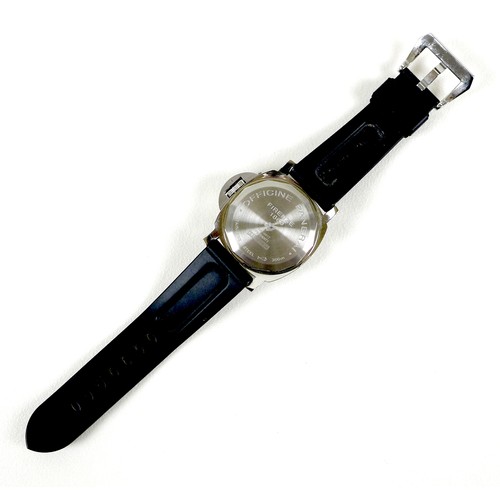83 - An Officine Panerai Luminor Marina Logo stainless steel cased gentleman's wristwatch, model PAM00005... 