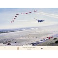 After David Laurence (British, 20th century): 'Salute to Concorde', limited edition print, 182/850, ... 
