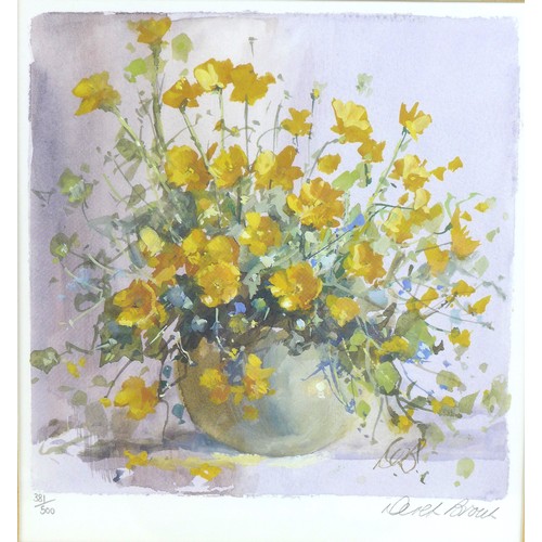6 - Derek Brown (British, 1924-2009): Two limited edition prints, comprising a print depicting a floral ... 