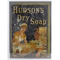 An Edwardian advertising poster for Hudson's Dry Soap, printed on paper with canvas backing, 62 by 4... 