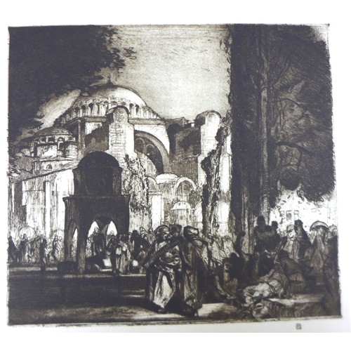 34 - A collection of etching / Frank Brangwyn related books, including 'Modern Masters of Etching - Frank... 
