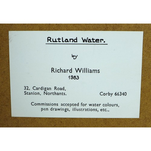 46 - Richard Williams (British, 20th century): Four landscape watercolours of Stamford and the surroundin... 