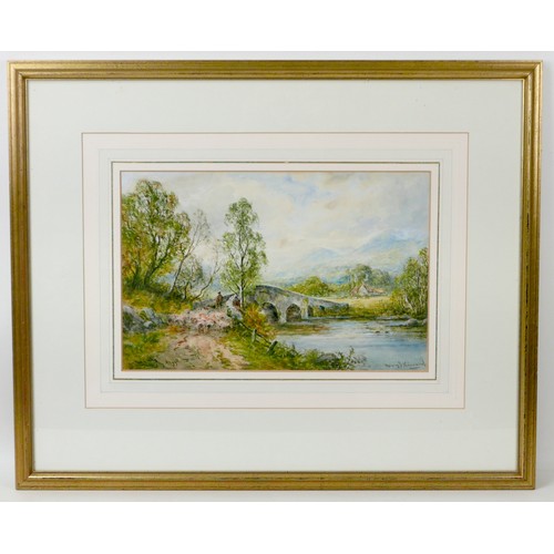 68 - Henry J. Kinnaird (British, 1880-1920): 'On the Ochy near Dalmally Argyll', a Scottish landscape vie... 