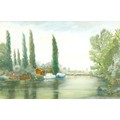 C. W. Smith (British, 20th century): 'Sutton', a view of the river Nene, possibly by Walter Smith of... 
