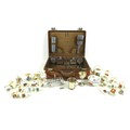 A mixed group of collectables, including a quantity of W.H Goss crested china pieces, a travelling v... 