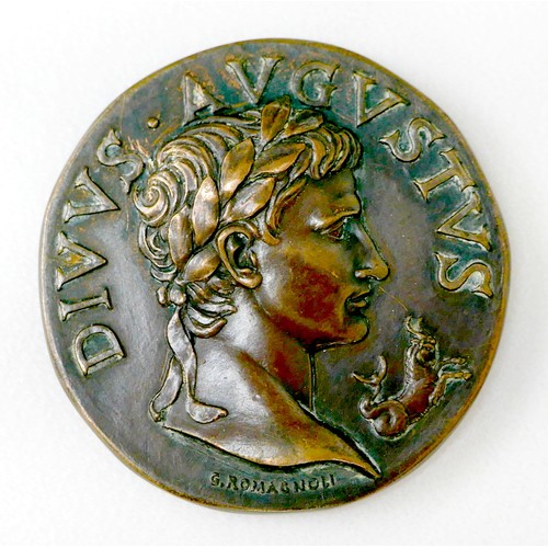 49 - A commemorative 'DIUUS AUGUSTUS' medallion, marking 2000 years since the birth of Emperor Augustus m... 