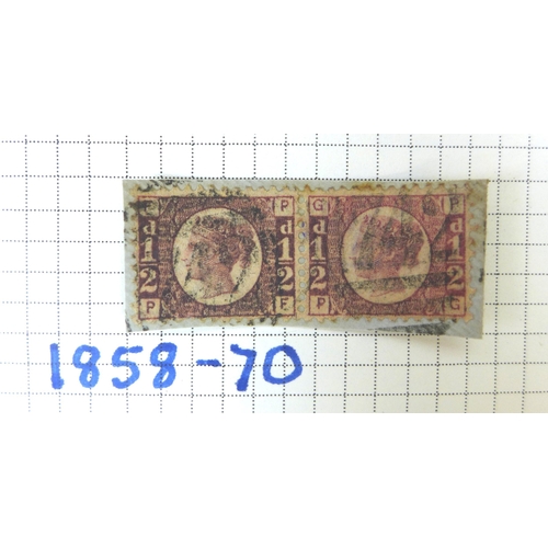 110 - A collection of Victorian and later British and world stamps, including a Penny Red. (1 box)