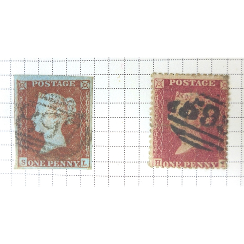 110 - A collection of Victorian and later British and world stamps, including a Penny Red. (1 box)