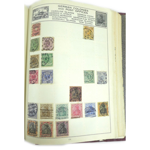 110 - A collection of Victorian and later British and world stamps, including a Penny Red. (1 box)