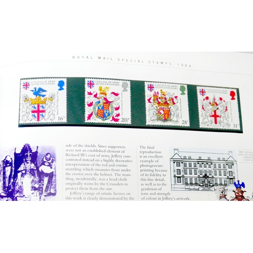 112 - Twenty-five albums of Royal Mail Special Stamp and Millenium Stamp books, comprising a run spanning ... 