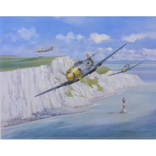 175 - After Michael Turner (British, b. 1934): two limited edition WWII aviation prints, comprising 'Adler... 