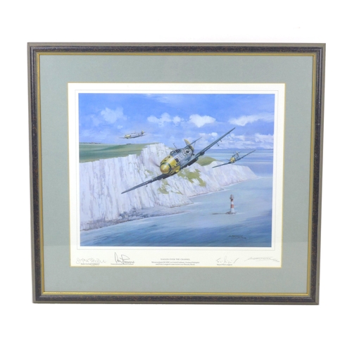 175 - After Michael Turner (British, b. 1934): two limited edition WWII aviation prints, comprising 'Adler... 